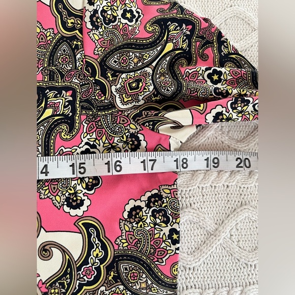 Charter Club Elegant Patterned 3/4 Sleeve Blouse Women’s Petite Small - Picture 14 of 14